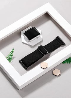 KASTWAVE KASTWAVE Bands Compatible with Apple Watch Band 44mm 42mm 40mm 38mm for Women Men, Elastic Solo Loop Soft Breathable Braided Nylon Stretchy Bands for iWatch/ Apple Watch SE Series 1 2 3 4 5 6  - Image 5