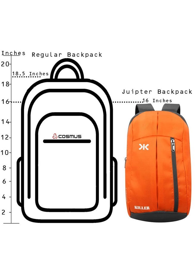 KILLER Jupiter Small Outdoor Mini Backpack 12L Daypack (ORANGE) - Image 3