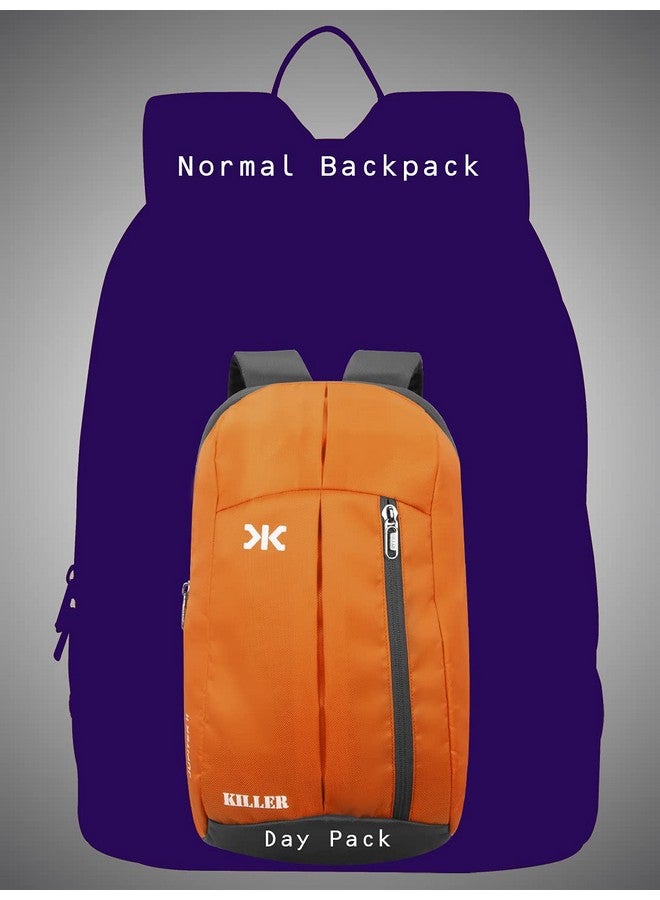 KILLER Jupiter Small Outdoor Mini Backpack 12L Daypack (ORANGE) - Image 5