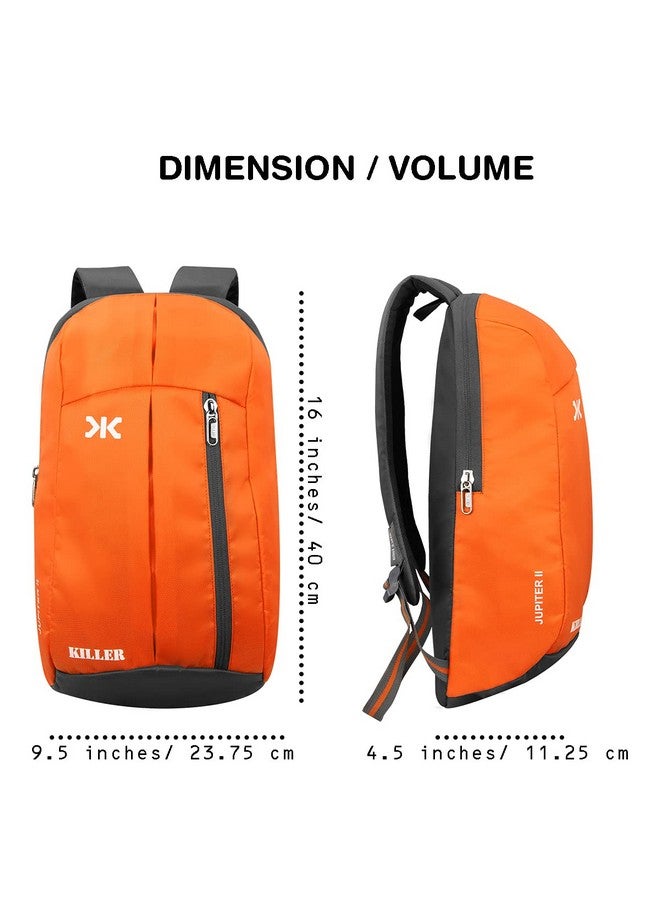 KILLER Jupiter Small Outdoor Mini Backpack 12L Daypack (ORANGE) - Image 4