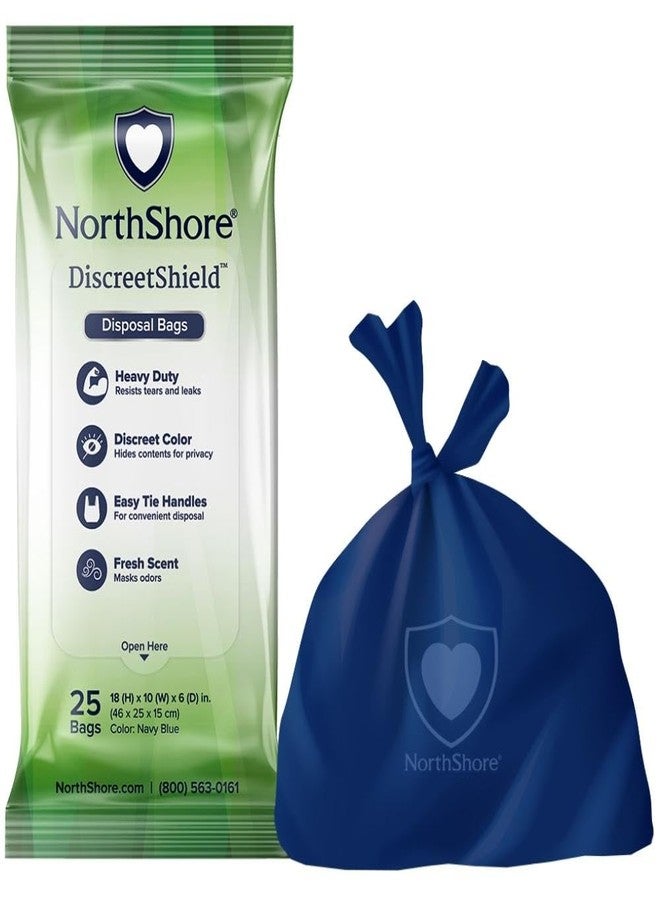 NorthShore DiscreetShield Disposal Bags, 75 Count (3/25s) - Image 1