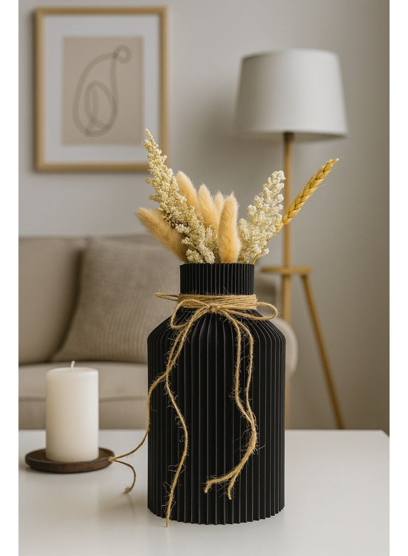 أخوة ثلاثي الأبعاد مزهرية الفخامة عدد 1 قطع متوفر بـ3 أحجام مختلفة للمنزل/المكتب - Image 1