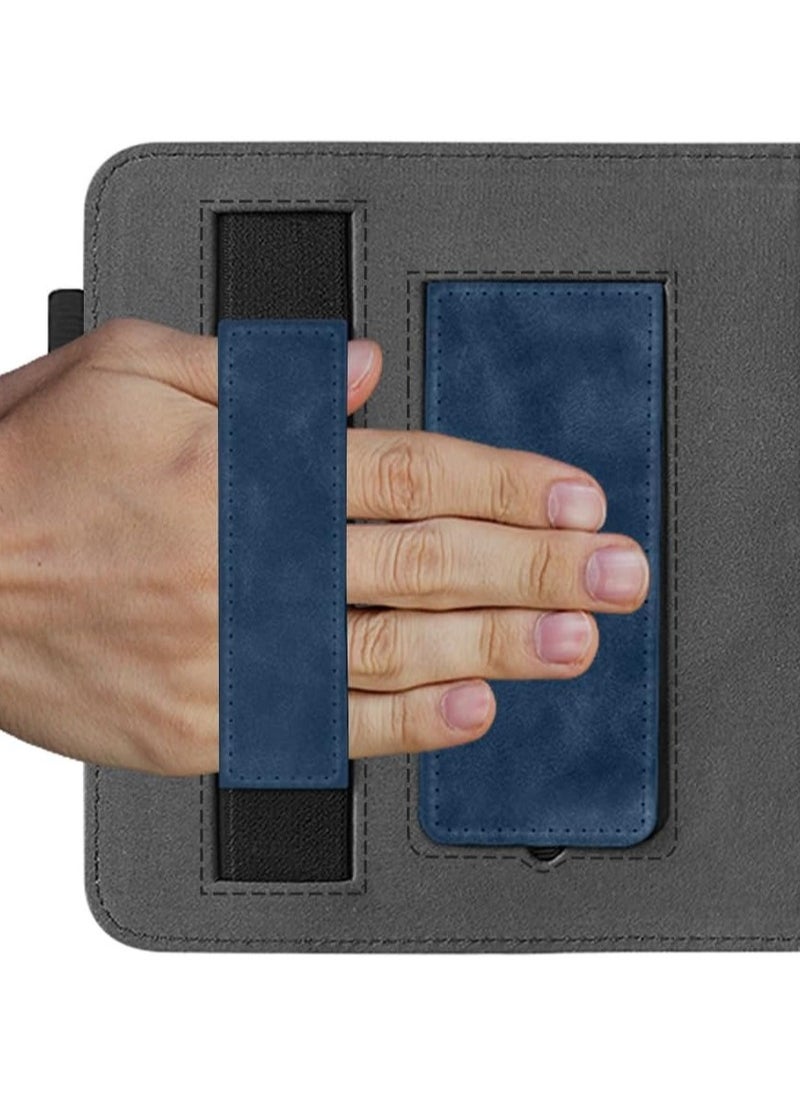 General - Leather Case Compatible with Kobo Libra Colour 7 Inch 2024 EReader Ebook E-Reader Case, Lightweight Cover with Hand Support Bracket and Wristband Cover for Model Kobo N428 - Image 1