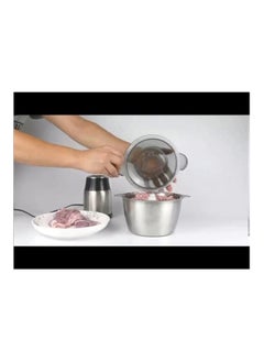 sokany Sokany LB_7002N 5.2L 600W 2 Speed ​​Non-Slip Meat and Vegetable Chopper and Mincer The knife has two layers of stainless steel blades, safety lock, easy to remove, install and clean - The chopper is made of stainless steel. - The chopper capacity is 5.2L and the motor power is 600W. Color: Grey  - Image 2