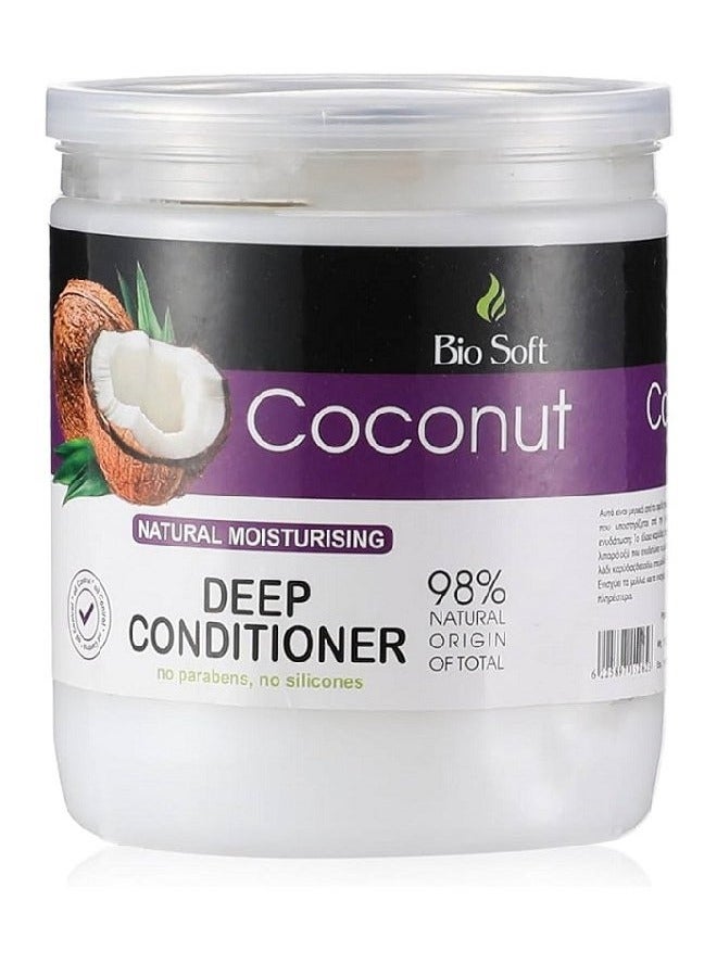 Bio Soft Hair Cream Bath with Coconut for Moisturizing & Nourishing Hair - Image 2