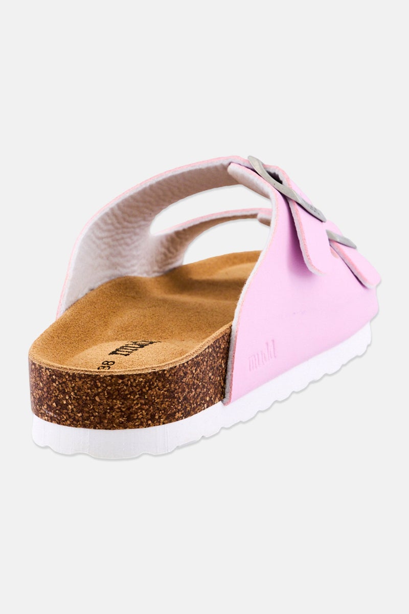 Mudd Women Slip On Cork Sandals, Pink - Image 2