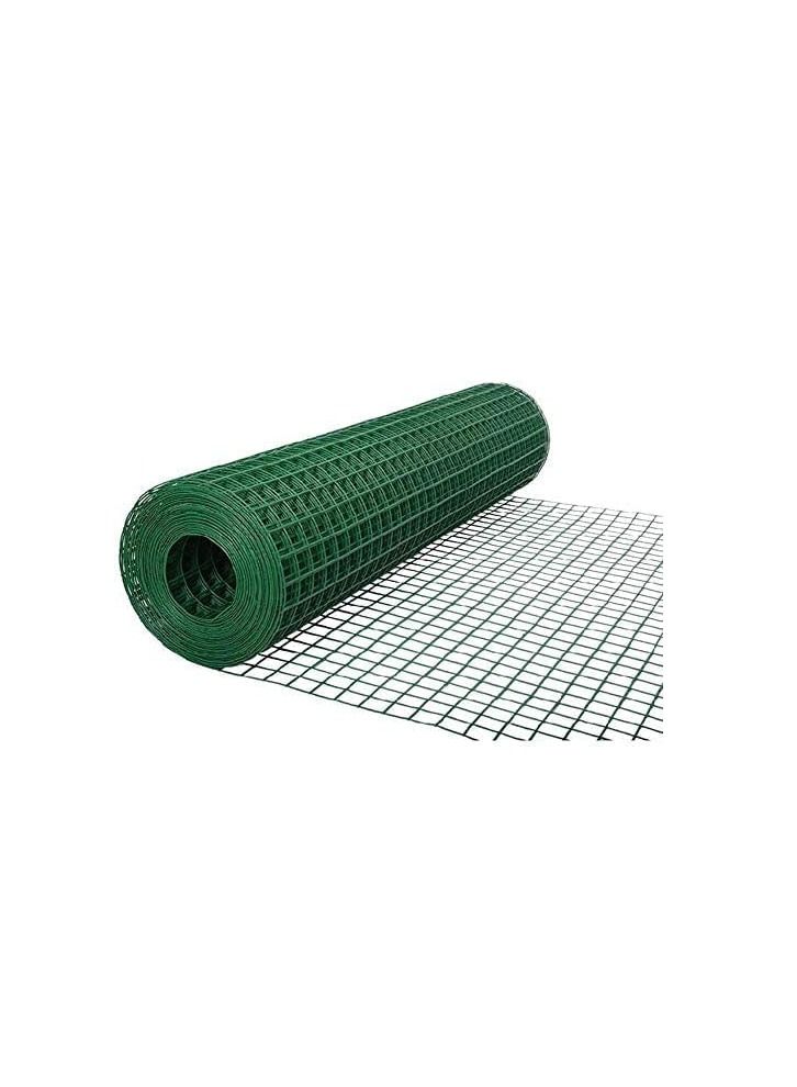 ROBUSTLINE Robustline Wire Mesh Fencing, Galvanized PVC Coated Garden Fencing, Green Steel Nets for Farming Fence, Plant Chicken Wire Fence and Animals Hen-houses Small (3.67 Mtr) (3/4" X 3FT X 12FT X 19MM)  - Image 1