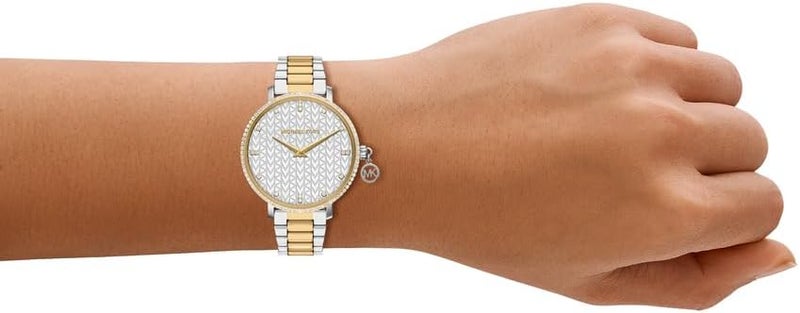 مايكل كورس Women Michael Kors Pyper Women's 32MM Two-Tone Stainless Steel Watch, MK7574 - Image 2