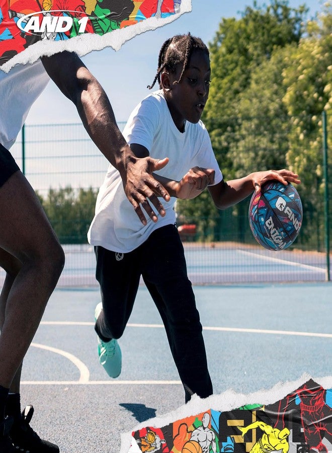 And1 Mini Basketballs AND1 3 Pack Set for Kids (Deflated w/Pump Included): - Size 3 7-Inch Premium Youth Size Basketballs, Easy to Grip, Made for Indoors and Outdoors - Image 5