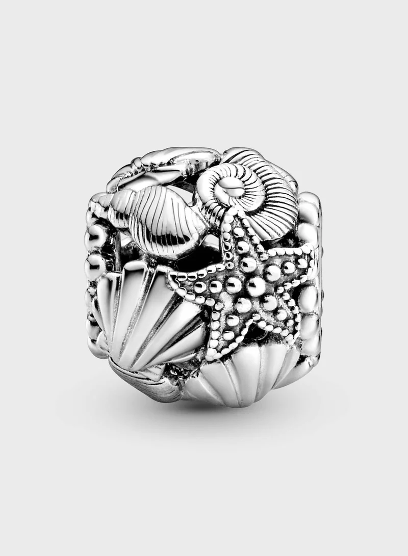 PANDORA Openwork Starfish, Shells & Hearts Charm