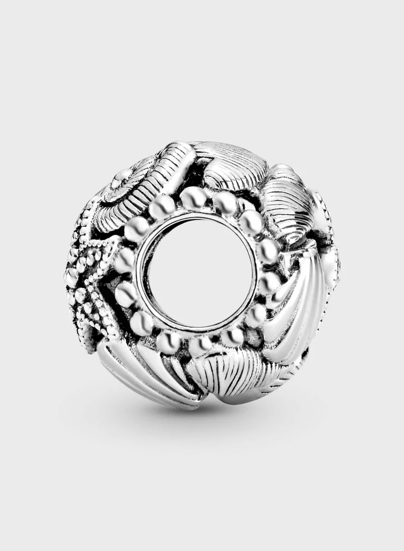 PANDORA Openwork Starfish, Shells & Hearts Charm