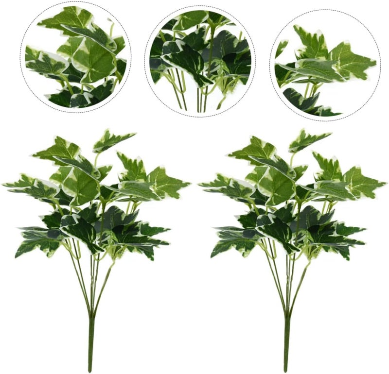 klarako 6 pcs Year Simulated Garland Decorative Decor Floral Filler Party Outdoor Artificial Indoor Bouquets Vase Decoration Arrangement Plant for Leaves Fake Tropical Greenery - Image 2