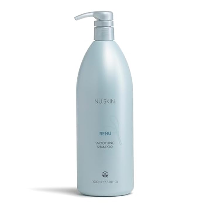 Nu Skin ReNu Smoothing Shampoo | 33.8 fl oz | Sulfate-Free & Paraben-Free Shampoo for Dry Hair | Color Safe, Frizz Control & Moisturizing Hair Care | Enriched with Panthenol for Hydration - Image 1
