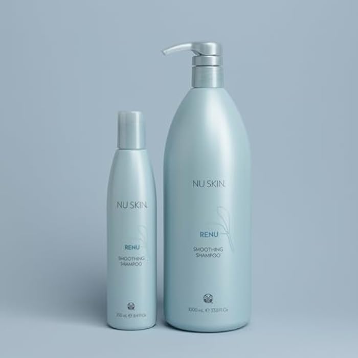 Nu Skin ReNu Smoothing Shampoo | 33.8 fl oz | Sulfate-Free & Paraben-Free Shampoo for Dry Hair | Color Safe, Frizz Control & Moisturizing Hair Care | Enriched with Panthenol for Hydration - Image 5