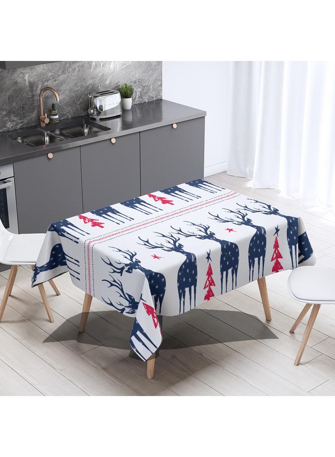 Bluejw Christmas Decorative Dining Table Cloth Party Holiday Evening Restaurant Meal Covering Cloth Decorative Waterproof Table Cover Custom - Image 1