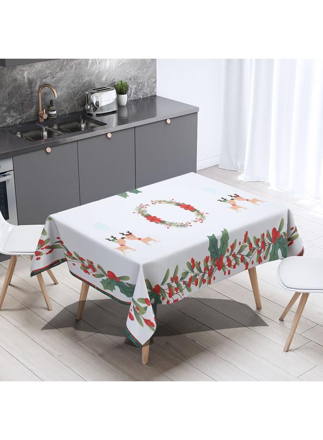 Bluejw Christmas Decorative Dining Table Cloth Party Holiday Evening Restaurant Meal Covering Cloth Decorative Waterproof Table Cover Custom - Image 4