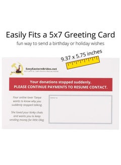 Better Me 17 Prank Envelopes Witty Pranks For Adults Funny Envelope For Birthday & Holiday Card. April Fools Day Practical Jokes By Mail Prank For Friends & Family Or Coworkers Gag Pranks For Adults  - Image 4