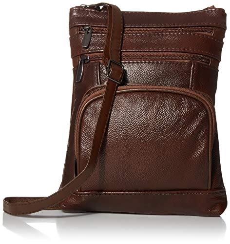 Krediz leather Crossbody Purses for Women, Multi Pocket Crossbody Purse with Adjustable Strap, Soft & Durable Leather Purse - Image 1
