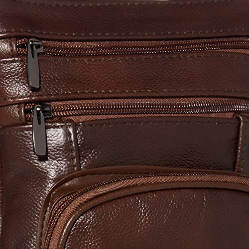 Krediz leather Crossbody Purses for Women, Multi Pocket Crossbody Purse with Adjustable Strap, Soft & Durable Leather Purse - Image 3