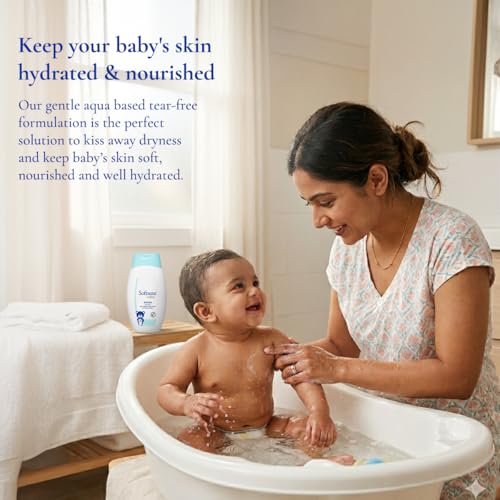 Softsens Baby Tear-Free Body Wash 200ml each (Pack of 2 x 200ml) | Gentle Cleansing & Hydration with Milk Cream & Shea Butter | Dermatologically Tested, Hypoallergenic & Paraben-Free - Image 5