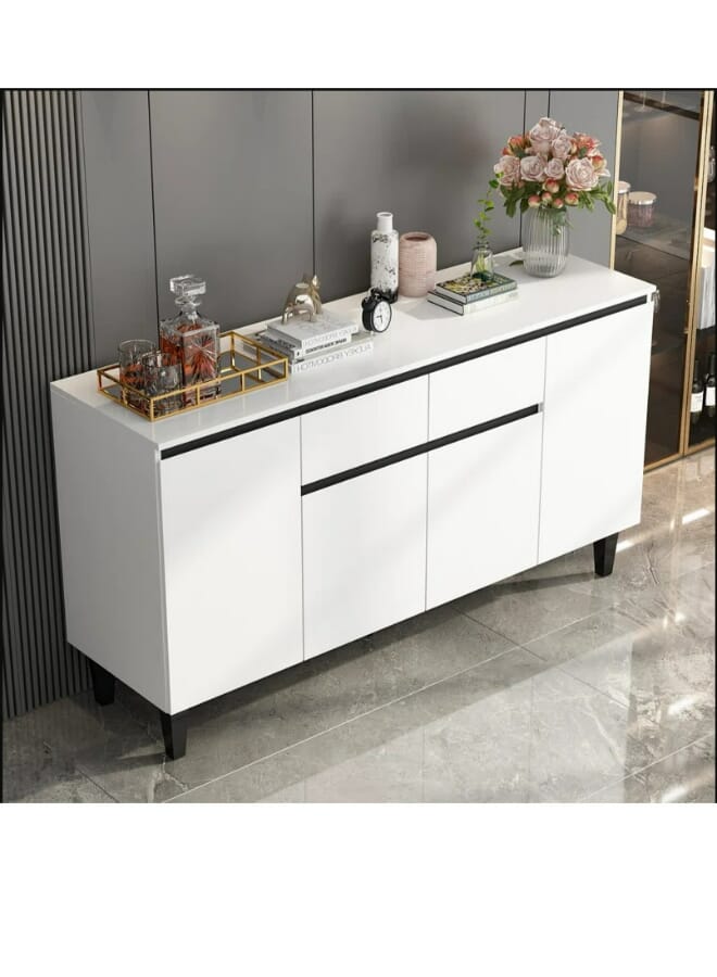 Modern White Wood Buffet Table 200*85*50 cm