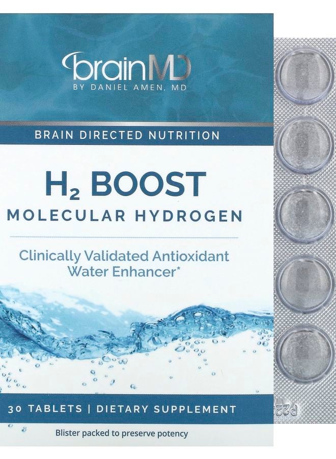 BRAINMD H2 بوسيت جزيئي هيدروجين 30 قرص