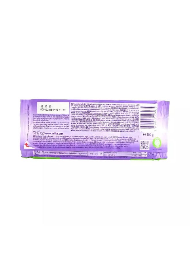 Milka Whole Hazelnut Alpine Milk Chocolate Bar- 100gms - Image 2
