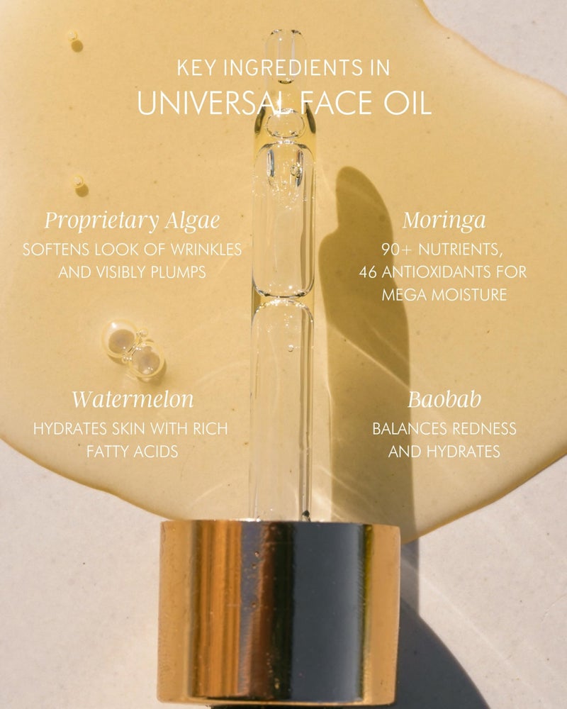 MARA - Universal Hydrating Face Oil for Anti-Aging + Glow with Algae + Moringa | Superfood Plant Oils Plump Skin, Boosts Firmness, For All Skin Types (0.5 oz | 15 ml; Travel Size) - Image 2