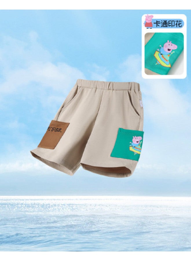 Peppa Pig 2025 Summer Lightweight Breathable Boys' Casual Shorts Soft Infant Pants - Image 1