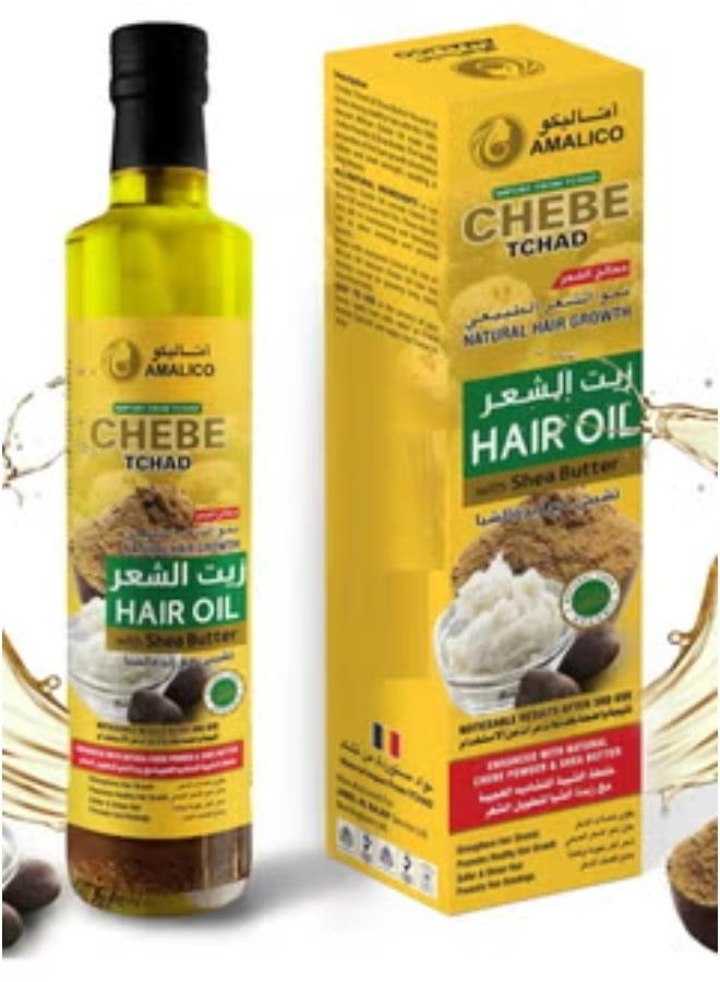 AMALICO Chebe Hair Growth Oil with Shea Butter 130 ml