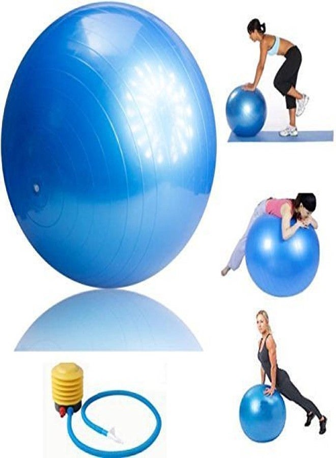 Lexazo Gym Ball Fitness Exercise Yoga Ball Gymnastic Ball Anti Burst and Slip Resistance with Foot Pump for Men and Women - Diameter 65cm - Image 3