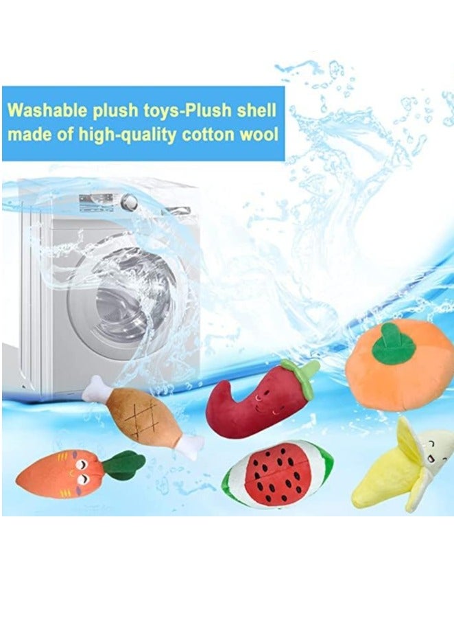 FengSVMA Dog Toys, Puppy Toys, Cute Doy Chew Toy for Medium and Small Dogs, Soft Plush Pet Toys with Squeakers (7 Pack) - Image 2