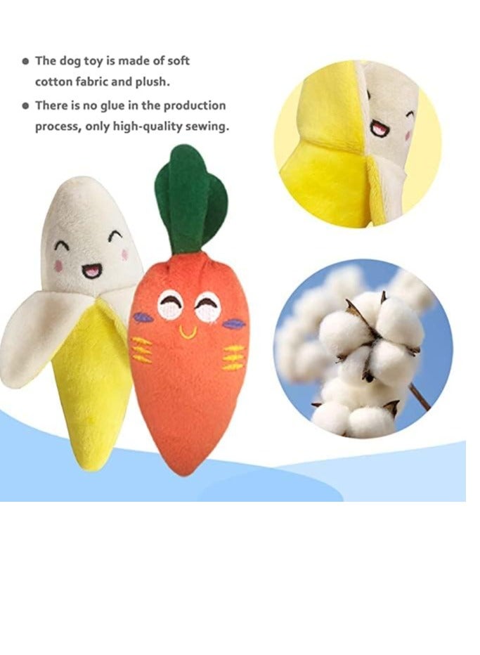 FengSVMA Dog Toys, Puppy Toys, Cute Doy Chew Toy for Medium and Small Dogs, Soft Plush Pet Toys with Squeakers (7 Pack) - Image 3