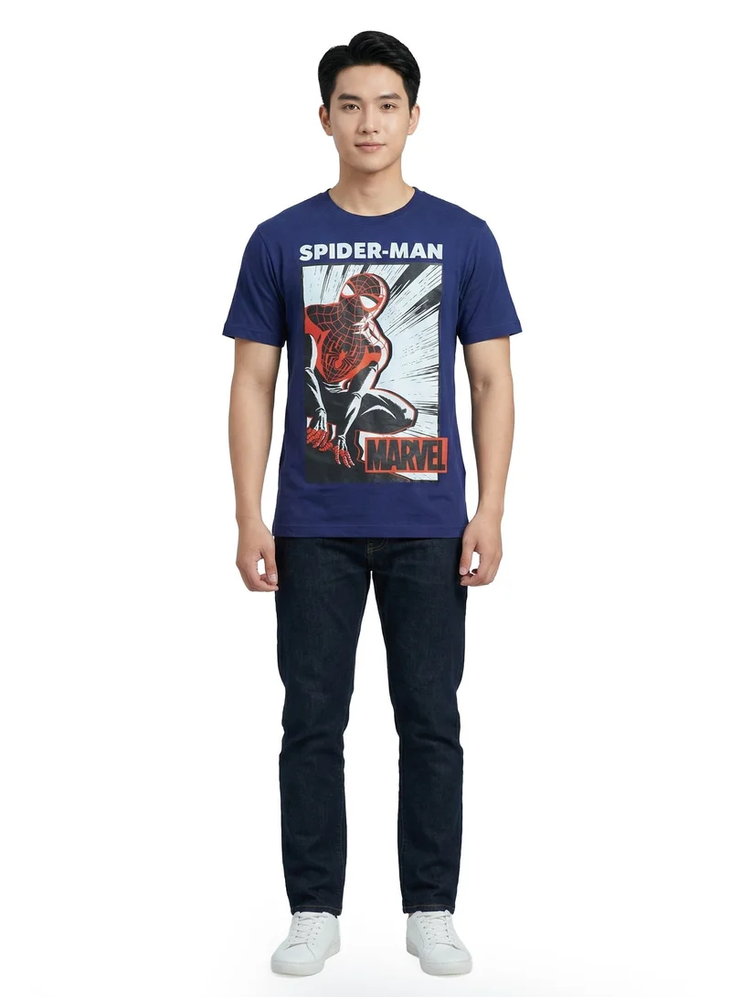 MARVEL Marvel Spider-Man Action Graphic Men’s T-Shirt