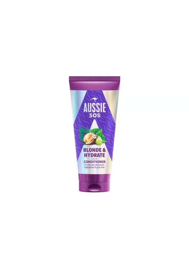Aussie SOS Blonde & Hydrate Conditioner 200ml - Image 1