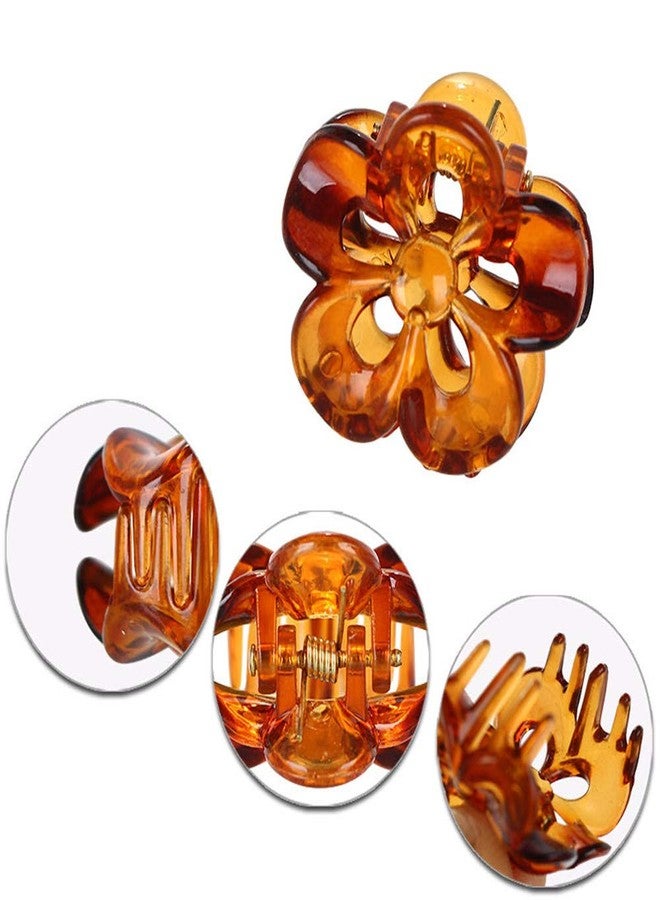 TOPYHL 12PCS Flower Shaped Small Hair Clips Claw Jaw Hair Clips Clamps Non-Slip Hair for Women Girls Hair Accessories - Image 5