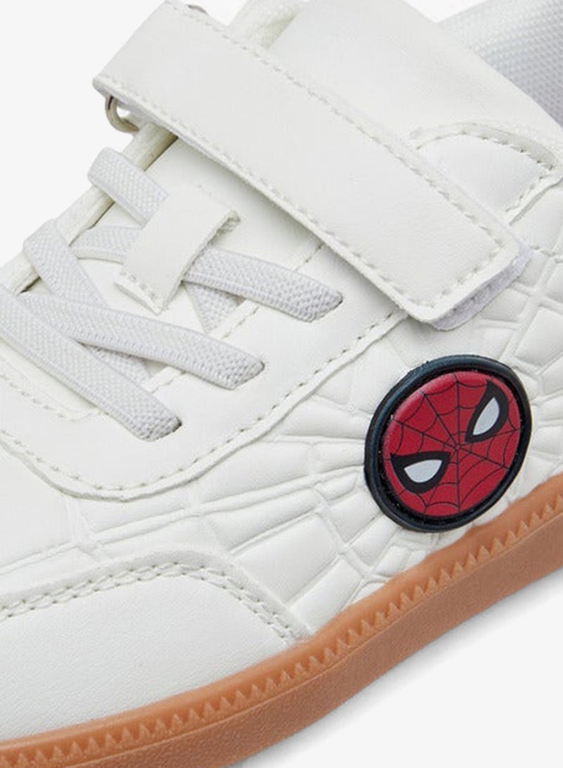 MARVEL Boys Spider-Man Applique Sneakers with Hook and Loop Closure - Image 4