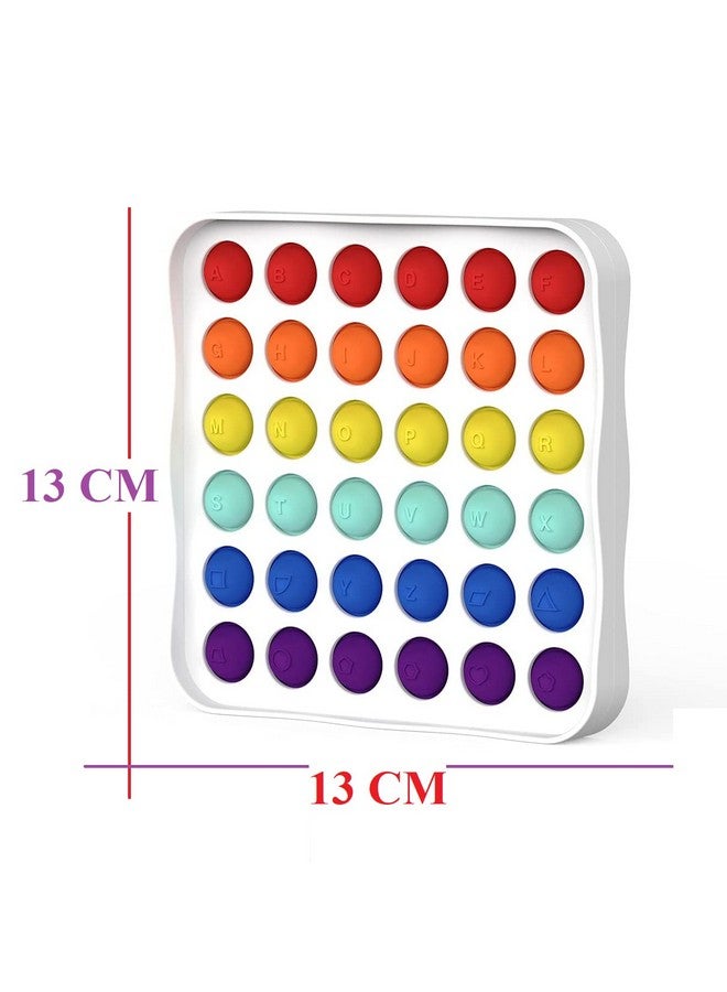 FunBlast Pop it Set (Pack of 2 Popit Game), Kids Toys Fidget Toys, Pop it Toy, Push Pop Bubble Fidget Sensory Toy, Stress Relief Fidget Toy Sensory Toys Novelty Gifts for Girls Boys Kids (5) - Image 3