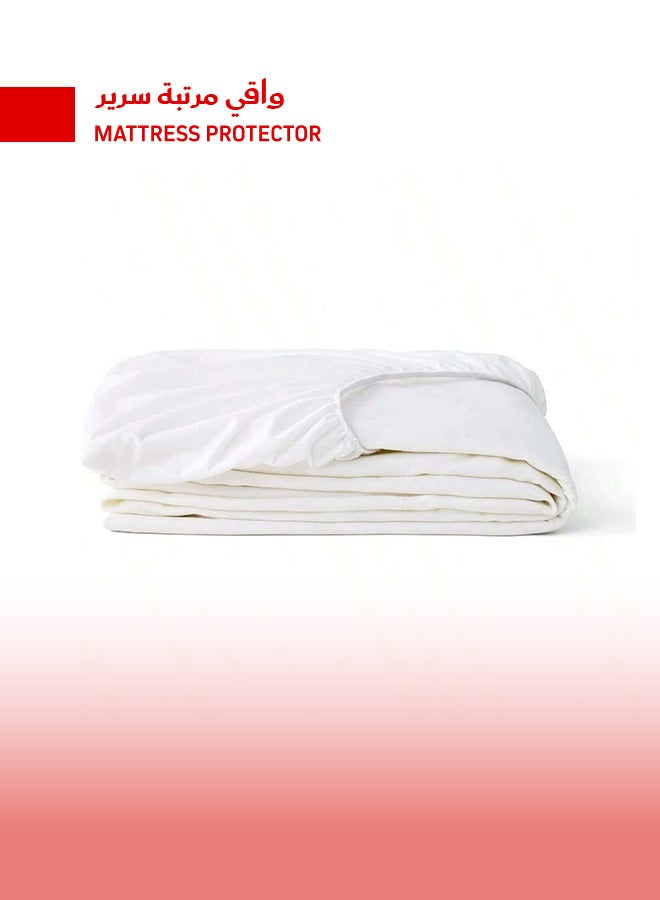 BACK COMFORT Complete Bedroom Package | Ultra Sleep Mattress (1) + 14 cm Mattress Topper (1) + Hotel Pillows 75×50 (2) + Pillow Protectors 75×50 (2) + Mattress Protector (1) + Velvet Recliner Chair Rocking & RotatingDark Grey (1) - Image 3