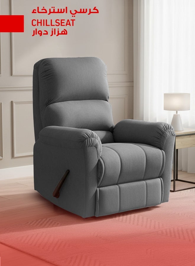 BACK COMFORT Complete Bedroom Package | Ultra Sleep Mattress (1) + 14 cm Mattress Topper (1) + Hotel Pillows 75×50 (2) + Pillow Protectors 75×50 (2) + Mattress Protector (1) + Velvet Recliner Chair Rocking & RotatingDark Grey (1) - Image 2