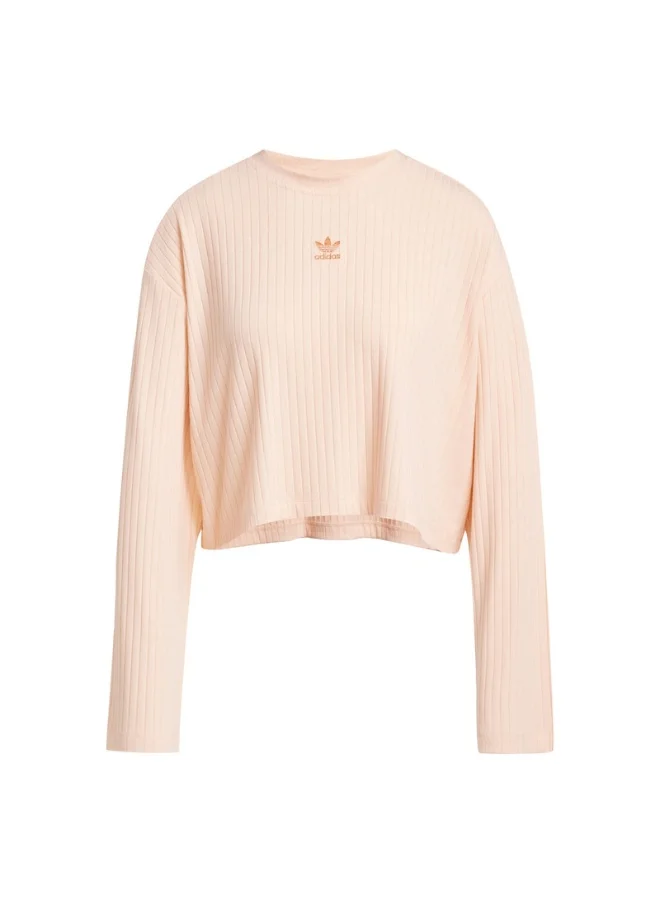 Adidas adidas ESS WR LS Pink Originals Women T-SHIRTS