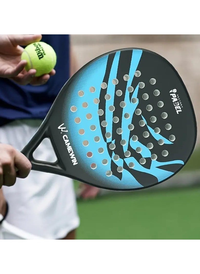 CAMEWIN - Pro-Grade Paddle Racket for Ultimate Performance with 4013 Diamond Shape Full Carbon Fiber Paddle Racket with Bag Cover - Image 1