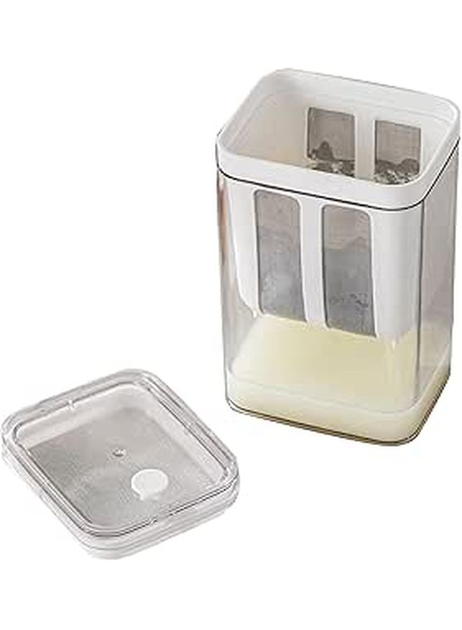 Extra Fine Mesh Yogurt Cheese Strainer Bag With Transparent Cover Multifunctional Filter - Image 1