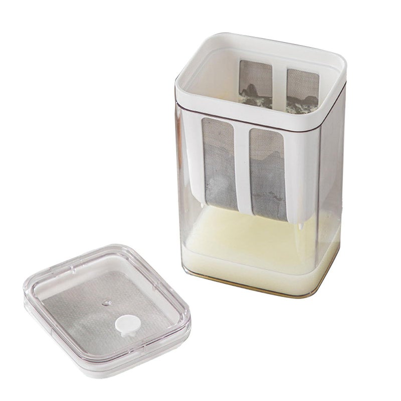 Extra Fine Mesh Yogurt Cheese Strainer Bag With Transparent Cover Multifunctional Filter - Image 2
