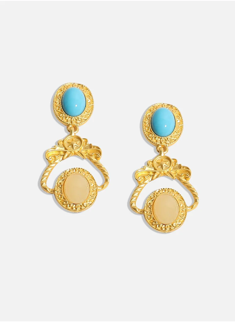 SOHI Elegant Statements Drop Earrings