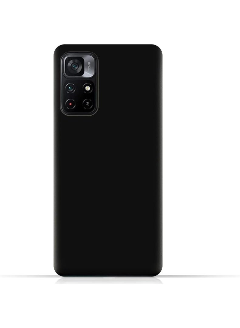 Protective Cover For Xiaomi Poco M4 Pro 5G , Slim Fit Soft Back TPU Case Flexible Silicone Cover Compatible For Xiaomi Poco M4 Pro 5G - Black