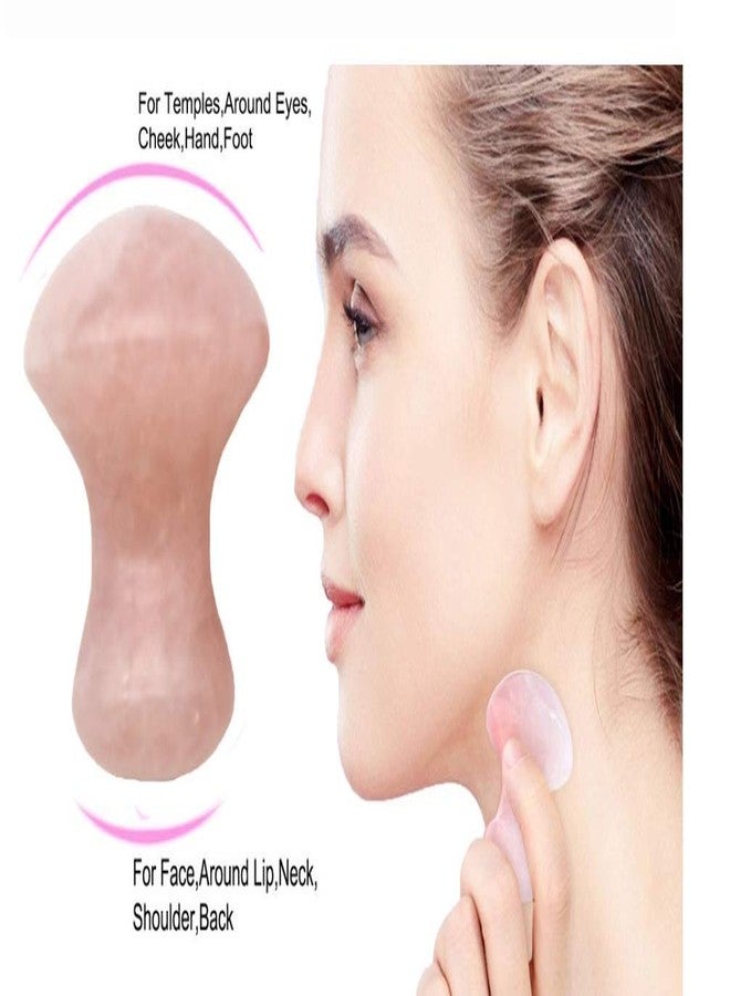 أداة غوا شا من حجر الأفينتورين الأخضر من كانها هانديكرافت، علاج تجميلي للعناية بالبشرة، أداة غوا شا للوجه والجسم والرقبة. الحجم: 2-2.5 بوصة - Image 2