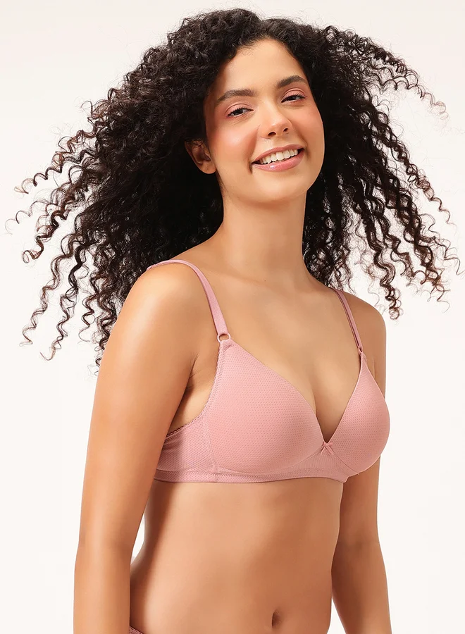 Clovia  Padded Non-Wired Demi Cup Plunge Bra for Women | Best Price UAE