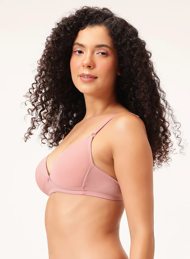 Clovia  Padded Non-Wired Demi Cup Plunge Bra for Women | Best Price UAE