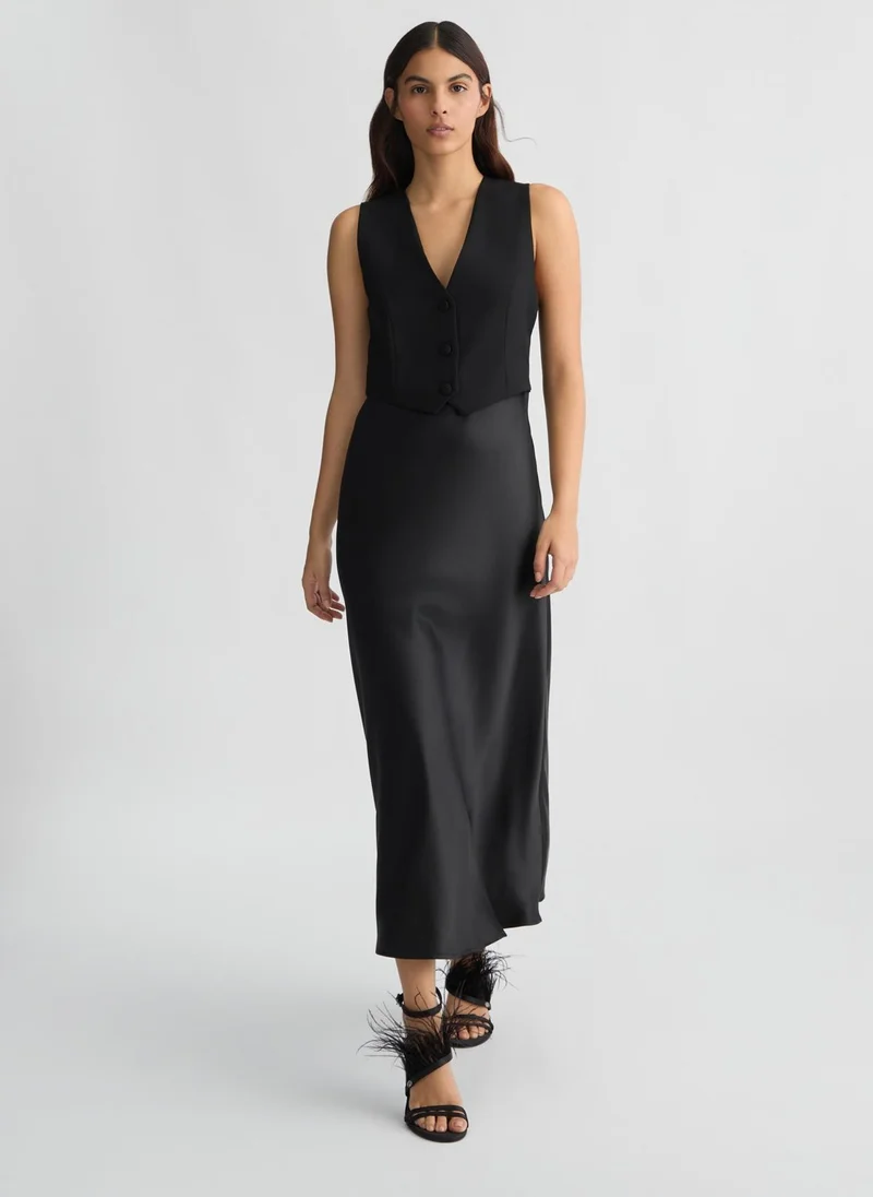 Liu Jo Long dress with waistcoat